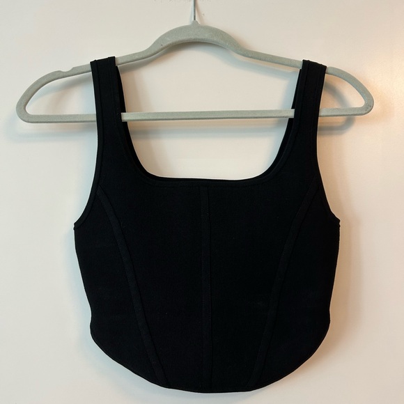 NWOT Aritzia Babaton Sculpt Knit Bustier Tank - Picture 4 of 8